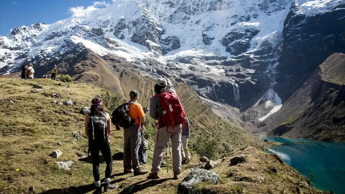 Private group tents on a 4-day Salkantay trek tour, a private Salkantay trek tour with Vistadome train from Cusco, Peru