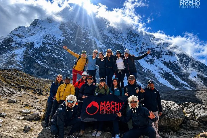 Panoramic dome camp on a 5-day Salkantay trek tour under the Andes, a Salkantay trek tour from Cusco, Peru