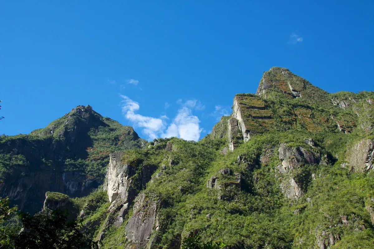 Huayna Picchu above the Urubamba valley, on the Salkantay trek route